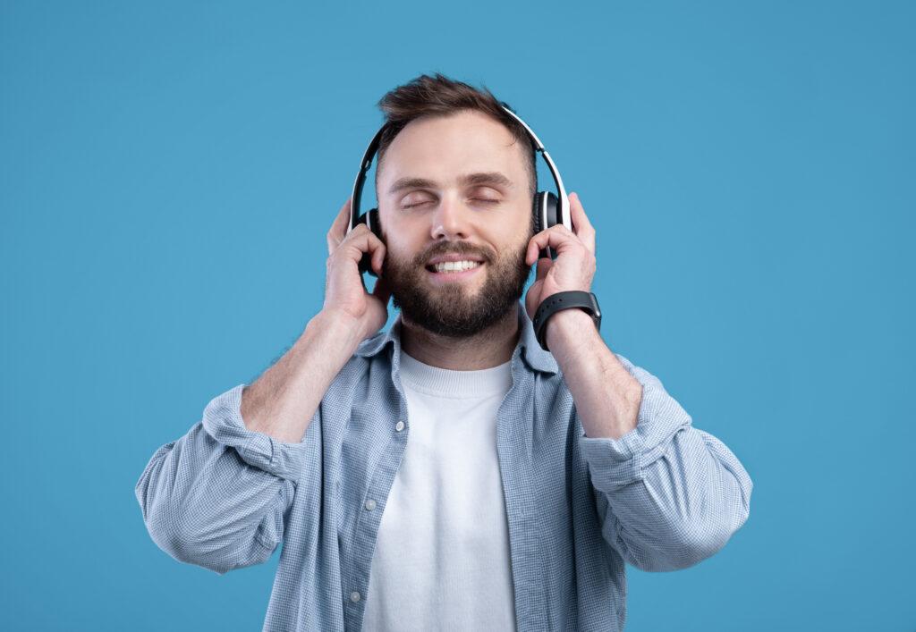 listening to music